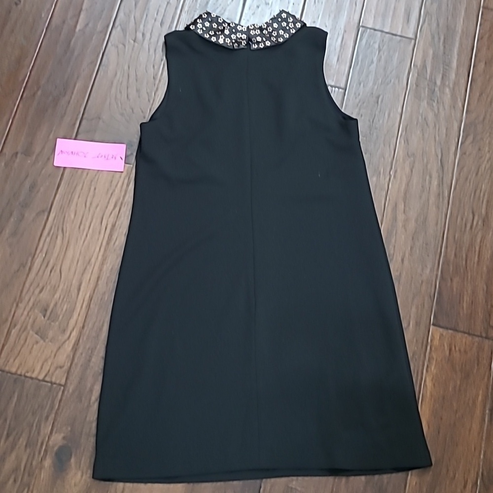 NWT Betsey Johnson Black Sleeveless Dress with Embellishments size 12 - Picture 3 of 12
